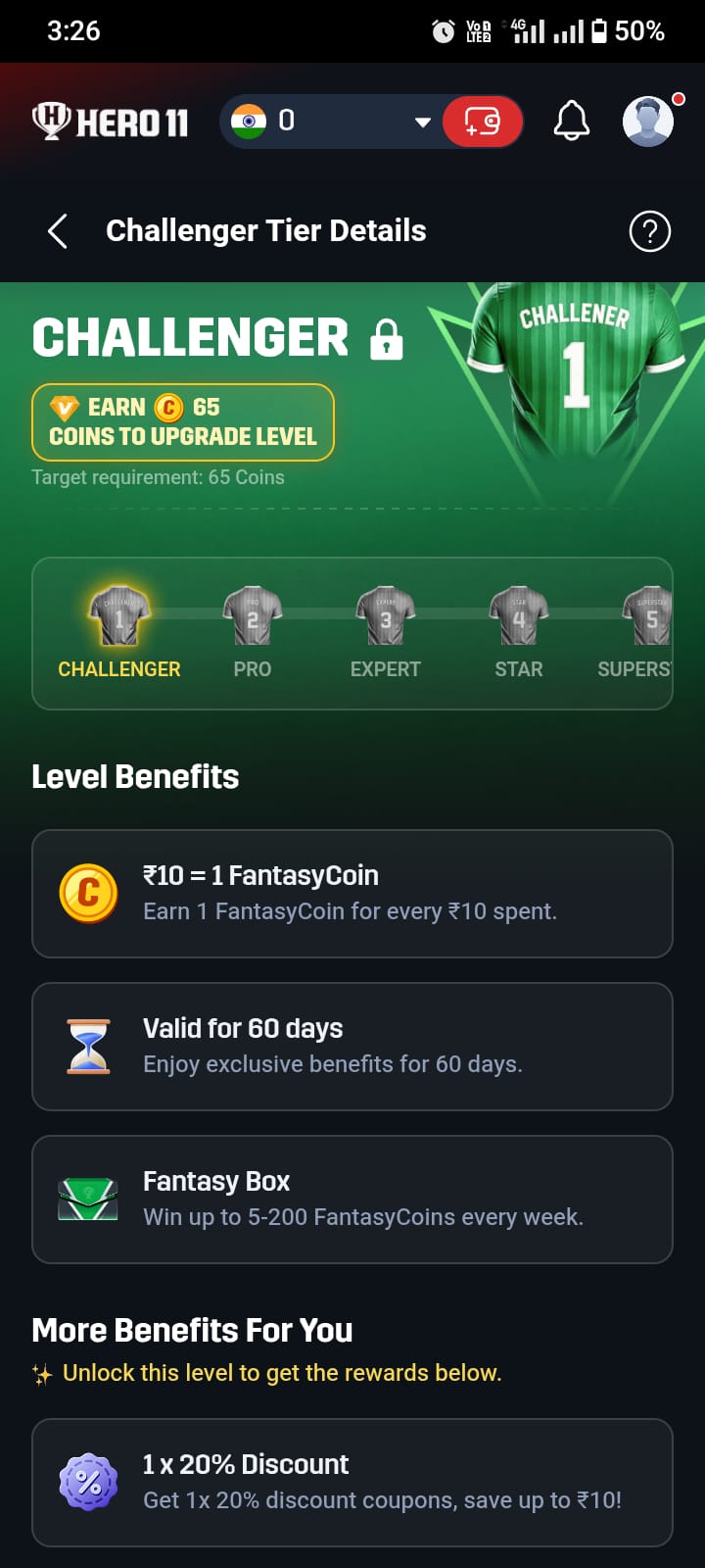 Hero11 brings fantasy sports, cricket, rummy, casino games, rewards, referrals and VIP benefits together in one mobile gaming experience.